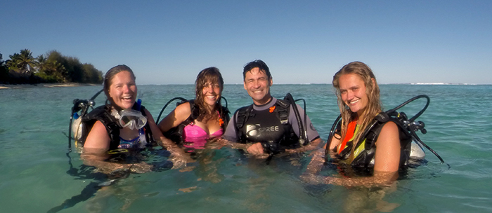 PADI Open Water Diver course Rarotonga Cook Islands
