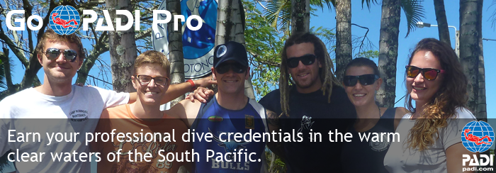 PADI Divemaster and Instructor internships